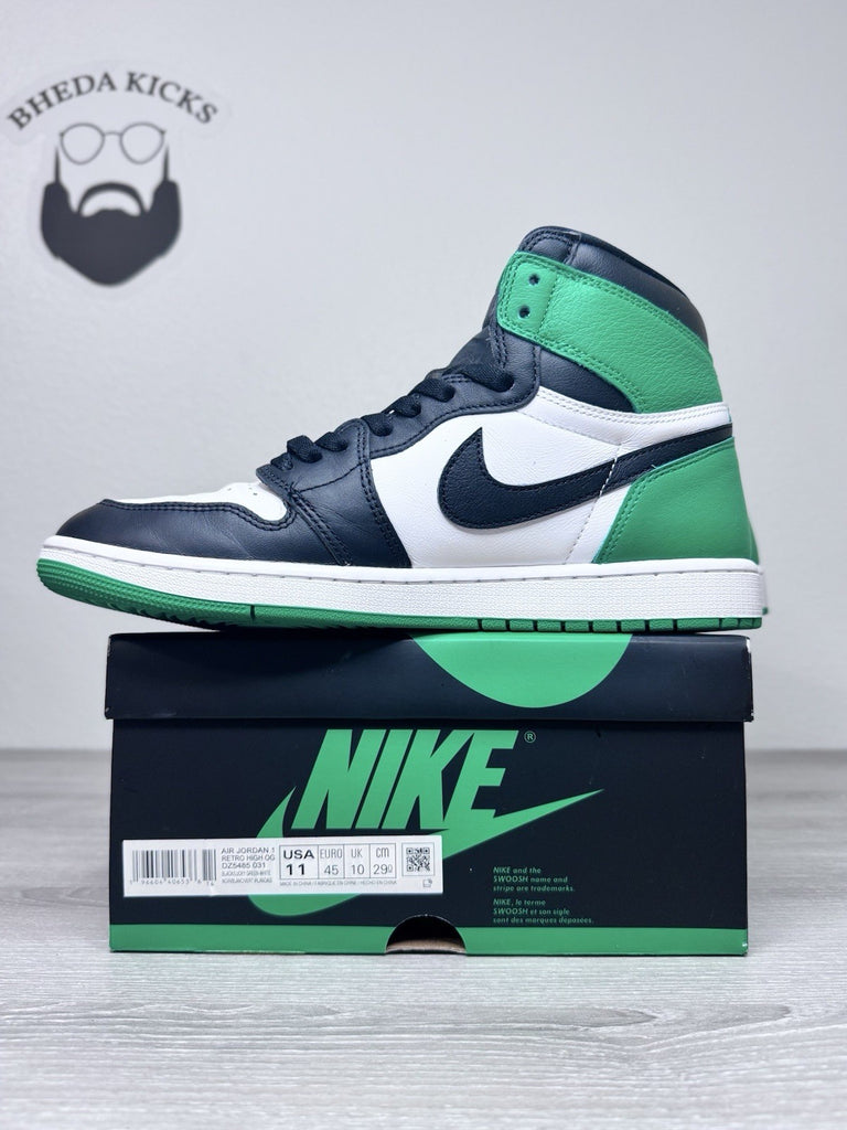 Size 11 - Nike Air Jordan 1 Retro High Lucky Green DZ5485-031 Preowned Authentic