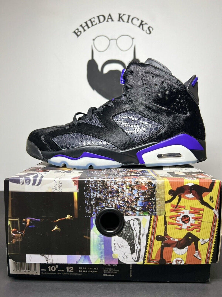 Size 10.5 - Jordan 6 Retro x Social Status Pony Hair 2019 Og Preowned Rare MJ