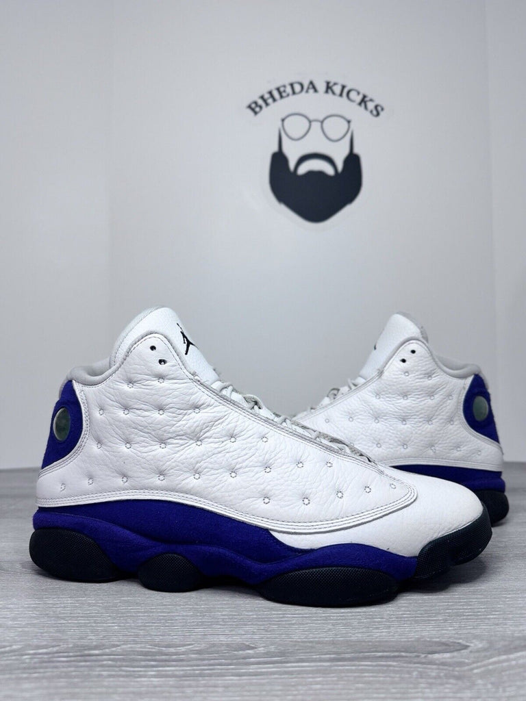 Size 13 - Air Jordan 13 Lakers Mens Retro Nike Purple White 414571-105 2019