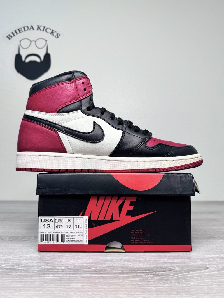 Size 13 - Jordan 1 Retro OG High Bred Toe 555088-610 Authentic Preowned