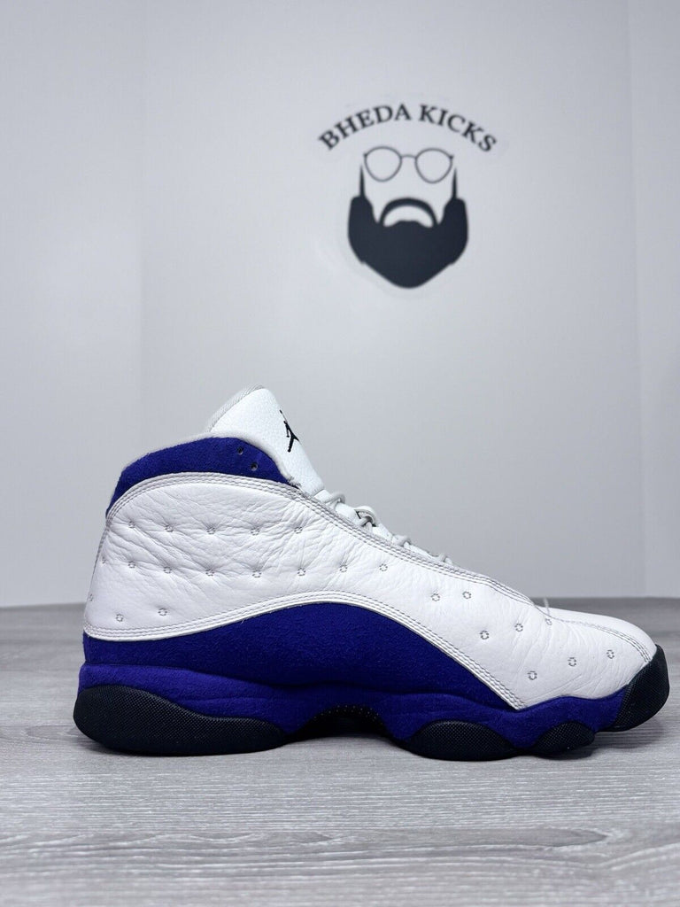 Size 13 - Air Jordan 13 Lakers Mens Retro Nike Purple White 414571-105 2019