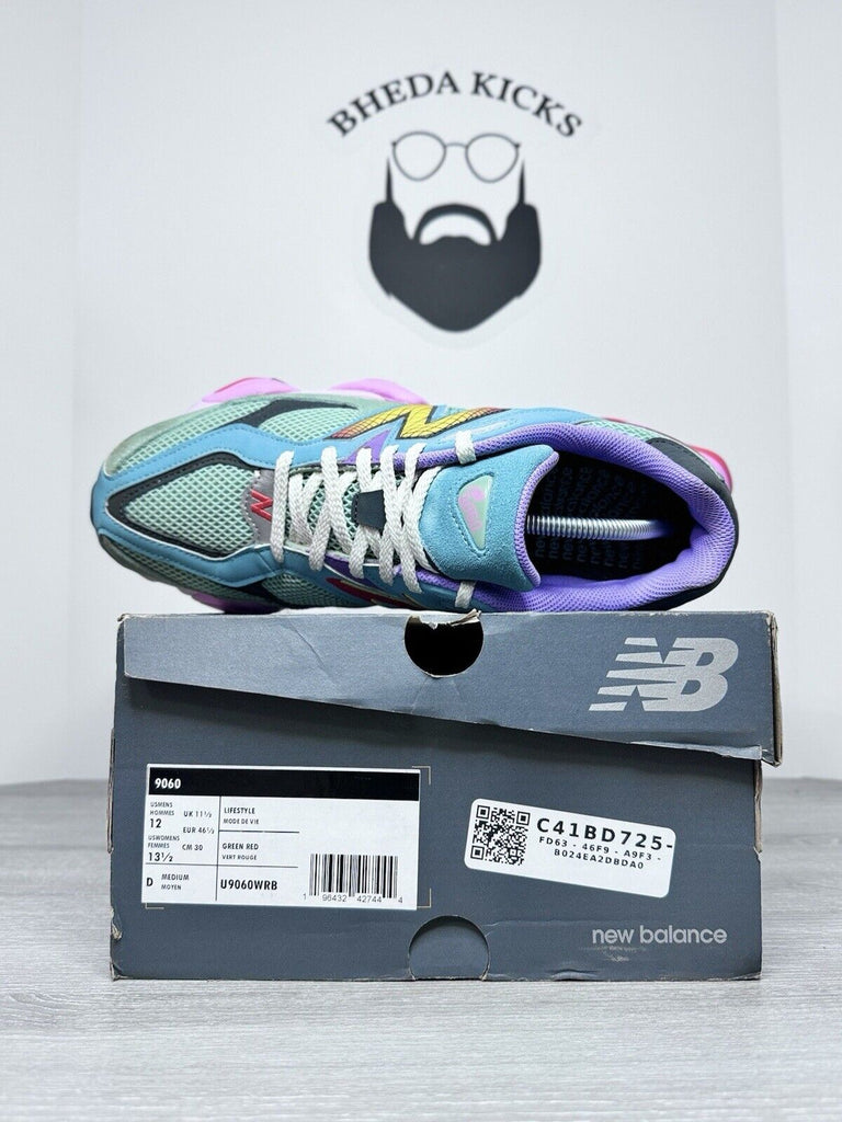 Size 12 - New Balance 9060 Warped Multicolor U9060WRB Preowned Og Rare