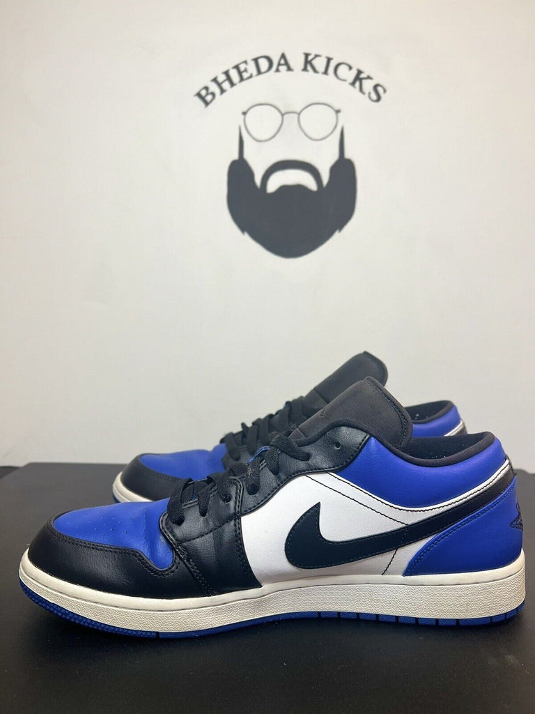 Nike Air Jordan 1 Low Royal Toe 2019 Retro CQ9446-400 Blue Black Men's 13 Rare