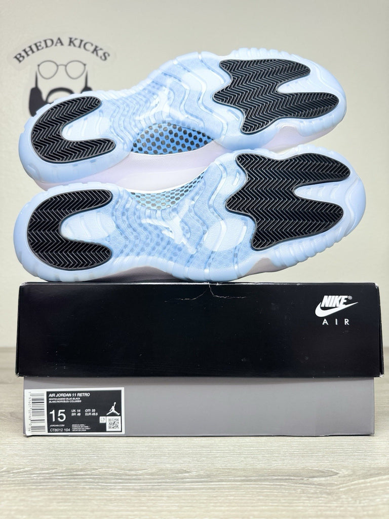 Size 15 - Nike Air Jordan 11 Retro Legend Blue Columbia CT8012-104 Brand New