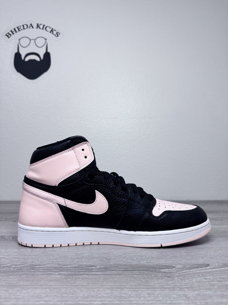 Size 16 - Air Jordan Retro 1 High OG Crimson Tint 555088-081 Black Preowned