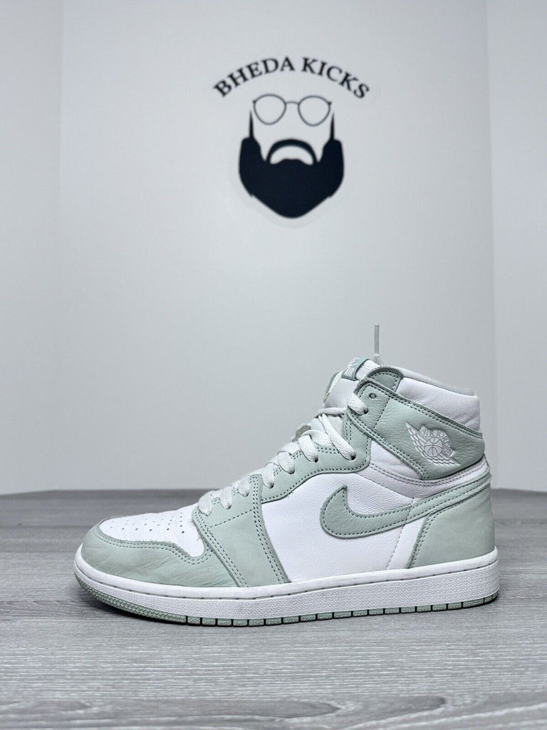 Nike Air Jordan 1 Retro High OG Seafoam Green White Size 10w (8.5m) Preowned