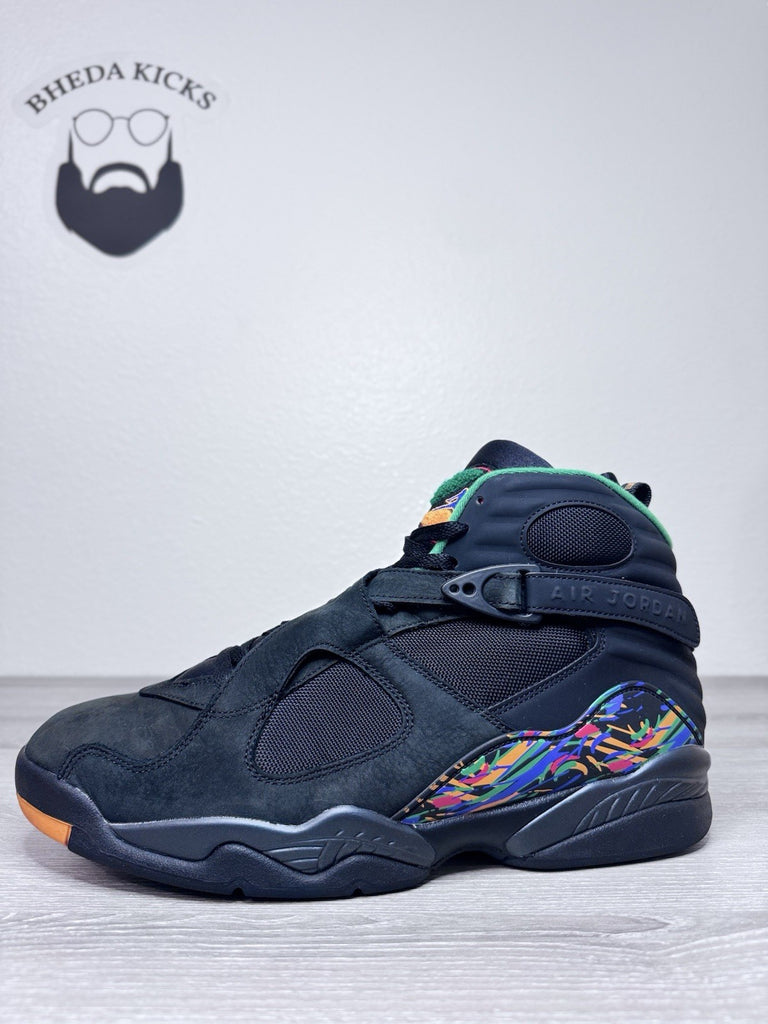Size 13 - Air Jordan 8 Retro Tinker - Air Raid Green Black Orange (305381-004)