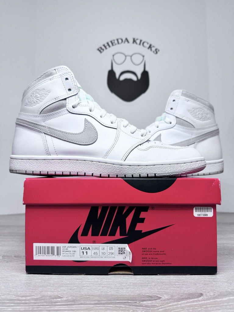 Size 11 - Jordan 1 Retro High 85 OG Neutral Grey BQ4422-100 Preowned Clean