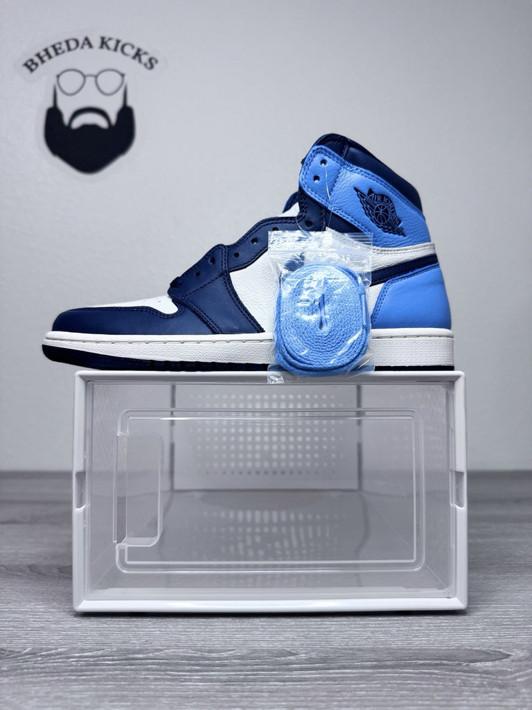 Size 8.5 - Air Jordan 1 Obsidian UNC Men's 555088-140 Brand New