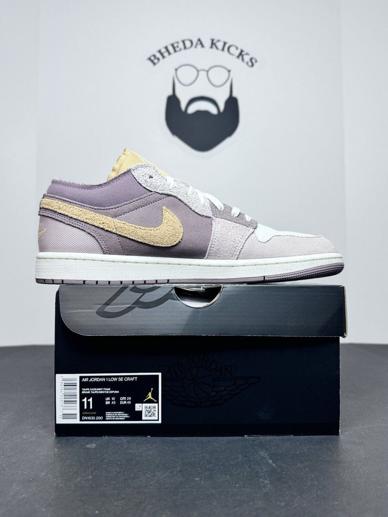 Nike Air Jordan 1 Low SE Craft Taupe Haze Shoes DN1635-200 Men's Size 11