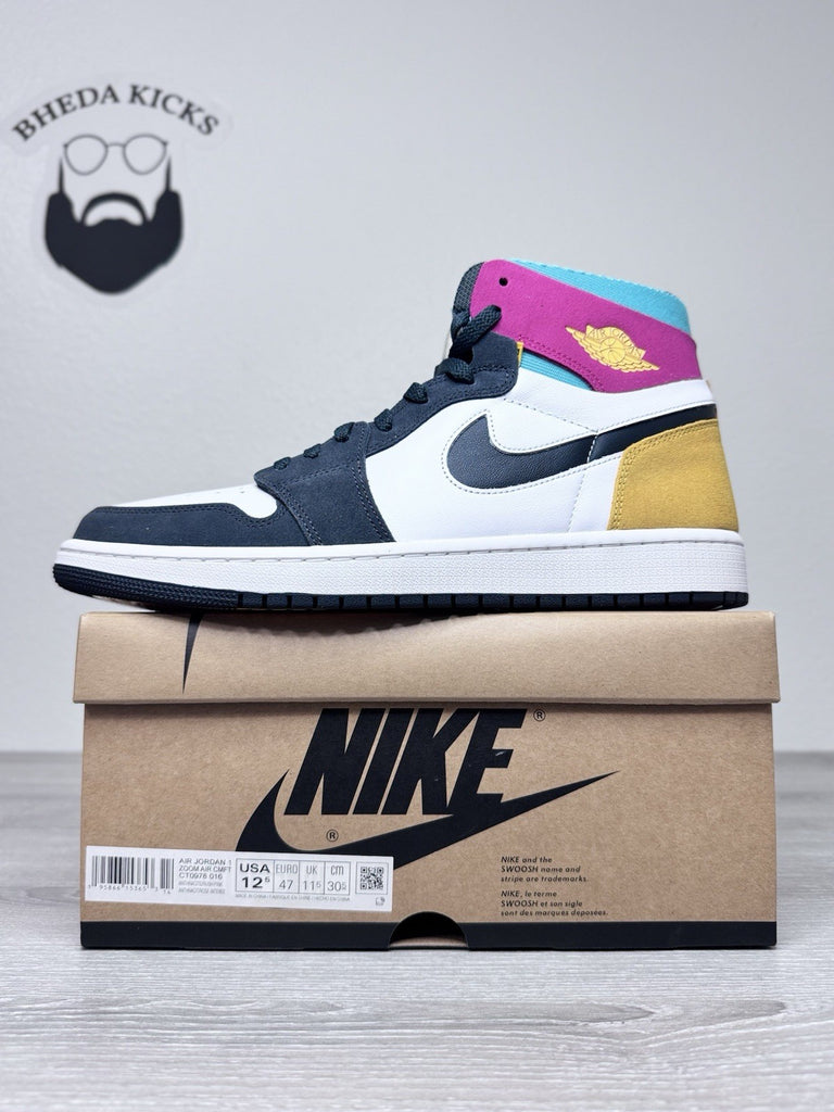 Size 12.5 - Nike Jordan 1 High Zoom Air CMFT Anthracite Men’s CT0978-016 New DS