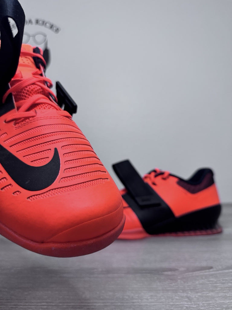 Size 15 - Nike Romaleos 3 Hyper Crimson Black (852933-801) Men’s Preowned