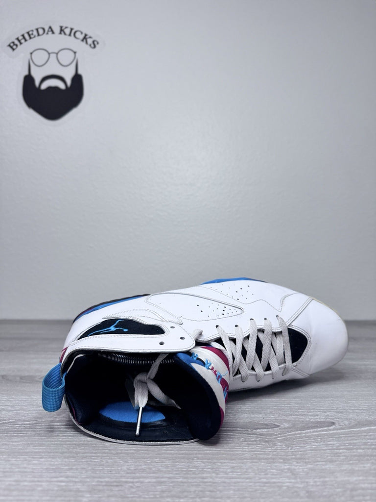 Size 11.5 - Nike Air Jordan 7 VII Retro Orion White Leather Sneaker 304775-105