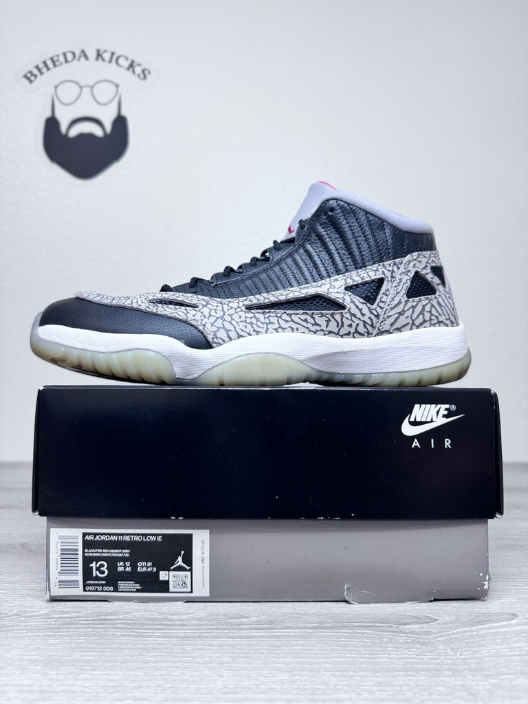 Size 13 - Nike Air Jordan 11 Retro Low IE "Black Cement" 2020 Men’s 919712-006