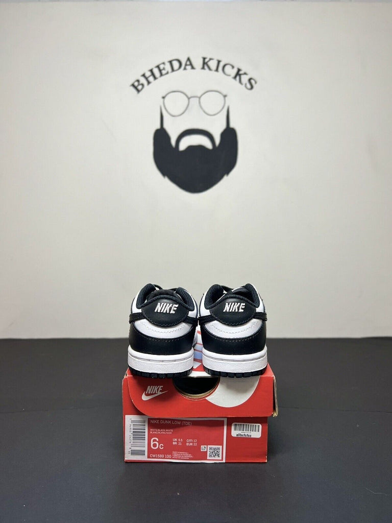 Nike dunk low panda ps/TD black/white CW1589-100/CW1588-100 Size 6c NEW DUNK