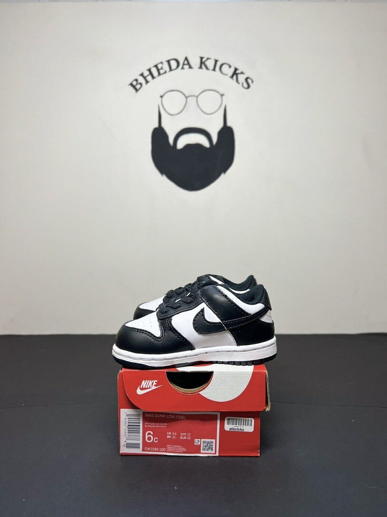 Nike dunk low panda ps/TD black/white CW1589-100/CW1588-100 Size 6c NEW DUNK