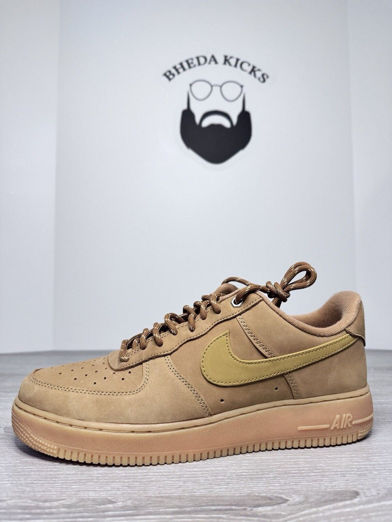 Size 12 - Nike Air Force 1 Low Flax Wheat CJ9179-200 Men's Worn Once Tried On