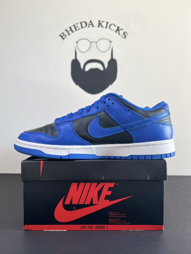 Nike Dunk Low Hyper Cobalt Size 9 Men’s DD1391 001 Black-Hyper Cobalt-White