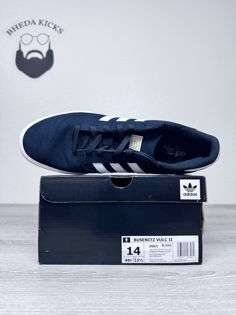 Size 14 - Adidas Busenitz Vulc II Skateboard Shoes Sneakers Black EF8472 NEW DS