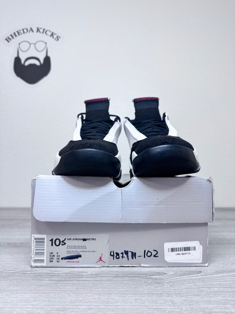 Size 10.5 - Air Jordan 14 Retro 2014 Black Toe 487471-102 Preowned Authentic