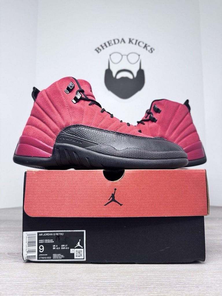 Size 9 - Jordan 12 Retro Reverse Flu Game 2020 Men's CT8013-602 Preowned