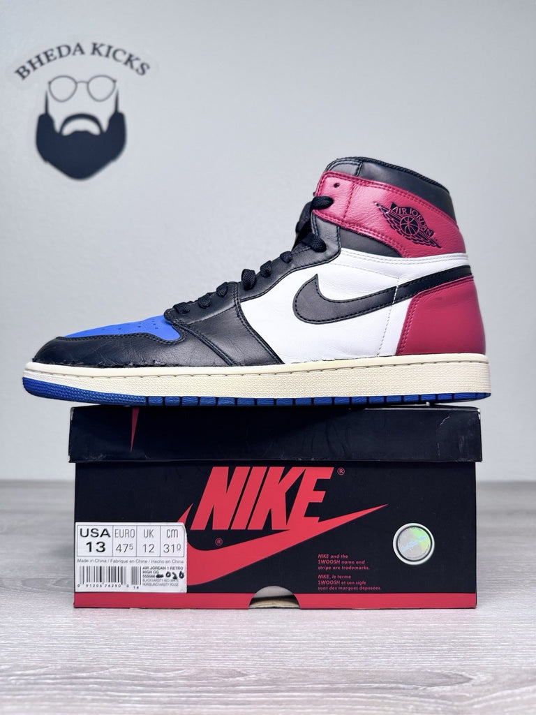 Size 13 - Air Jordan Retro 1 "Top 3" High OG 555088-026 Preowned Authentic