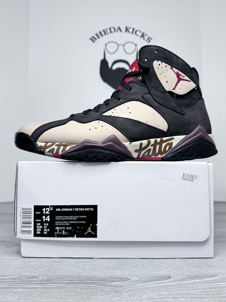 Size 12.5 - Patta x Air Jordan 7 Retro OG SP Shimmer (AT3375-200) Worn Once