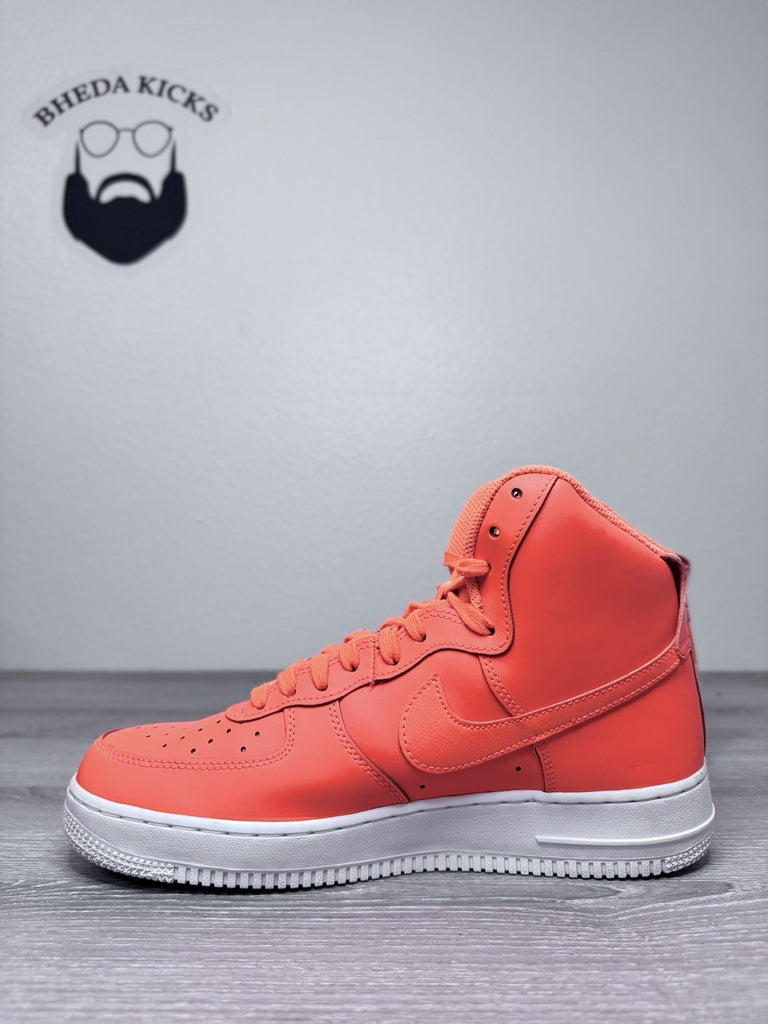 Size 8.5 - Nike Air Force 1 HI '07 LV8 JDI LTR Total Orange Shoes BQ6474-800