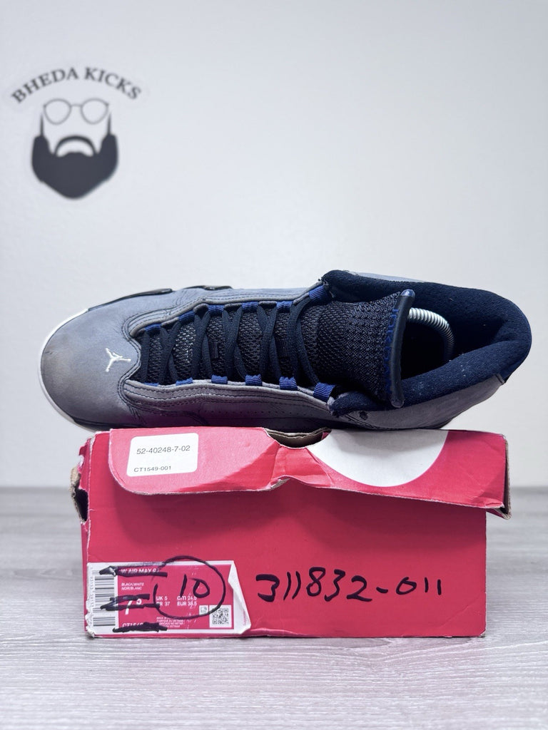 Size 10 - Nike Air Jordan 14 Retro Graphite Navy 311832-011 2011 Preowned