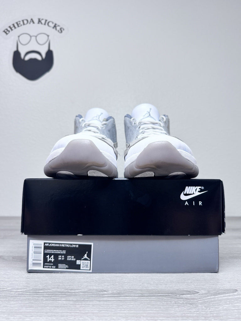 Size 14 - Air Jordan 11 Retro IE Low Light Orewood Brown 919712-102 Preowned