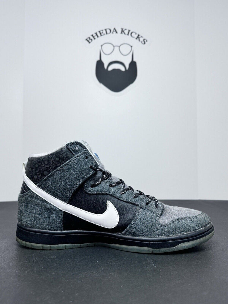 Nike Dunk High SB Premier Petoskey Stone Gray 645986-010 Preowned Men’s Size 13