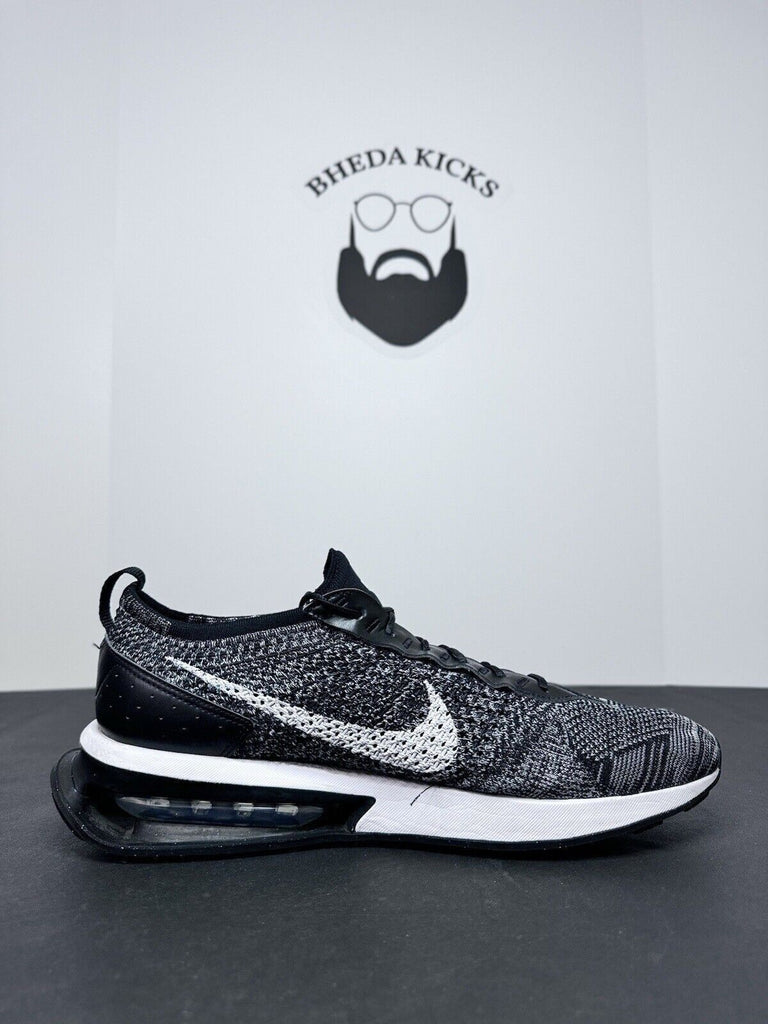 Nike Air Max Flyknit Racer Shoes Black Oreo DJ6106-001 Men’s Size 12.5