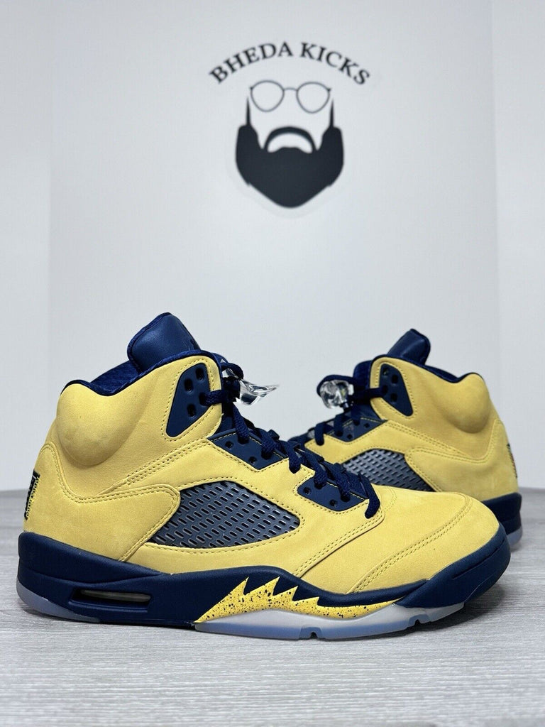 Size 11.5 - Air Jordan 5 Retro SE Michigan CQ9541-704 Authentic NEW DS