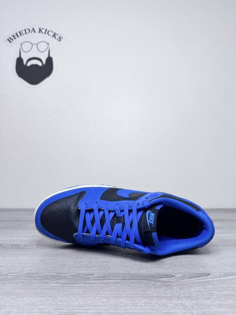 Size 12 - Nike Dunk Low Hyper Cobalt DD1391-001 Duke Black Blue Preowned