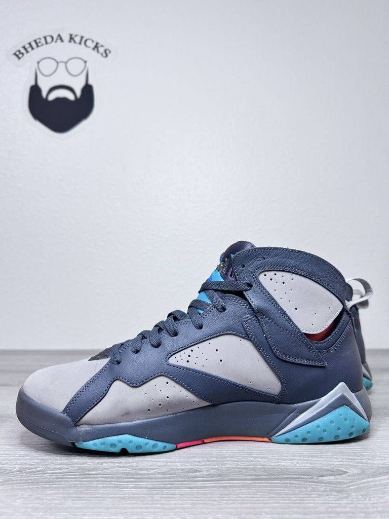 Size 12 - Air Jordan 7 Retro Barcelona Days Grey Suede Leather (304775-016)