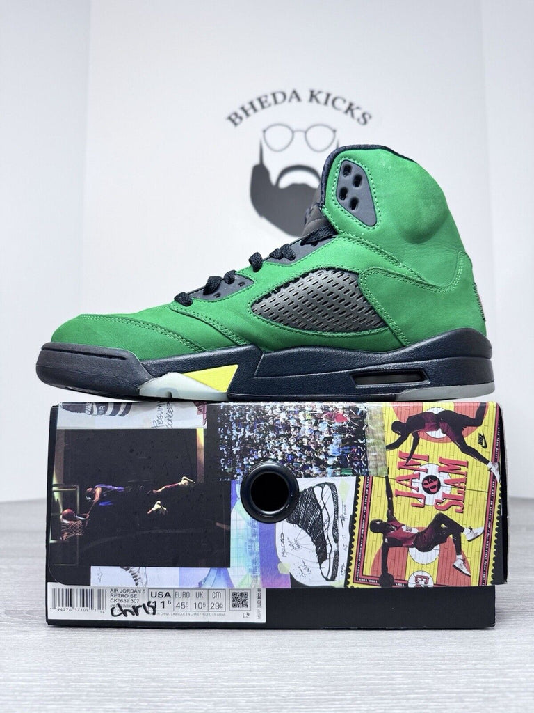 Size 11.5 - Jordan 5 Retro SE Oregon CK6631-307 Preowned Authentic