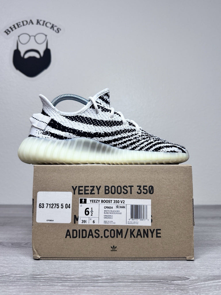 Size 6.5 - adidas Yeezy Boost 350 V2 'Zebra (CP9654) OG Preowned Clean
