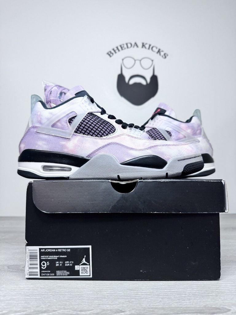 Size 9.5 - Jordan 4 Retro Zen Master  DH7138-506 Preowned Authentic Clean