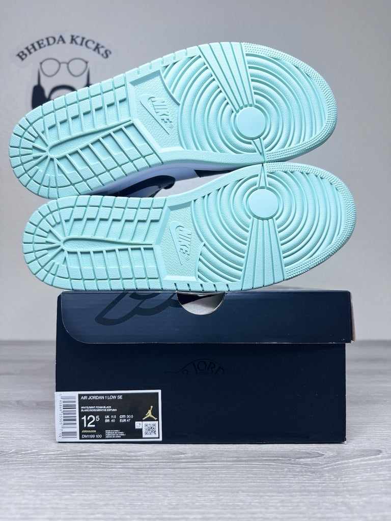 Size 12.5 - Air Jordan 1 SE Low Tie Dye DM1199-100 Auhthentic Og NEW DS