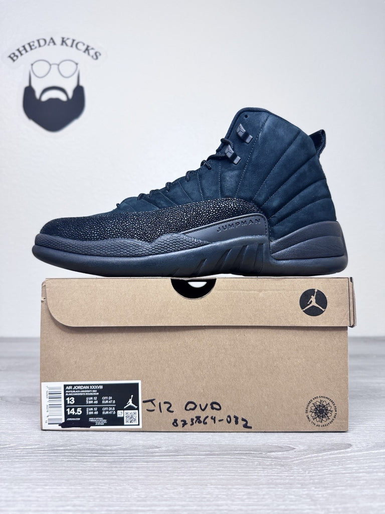 Size 13 - Nike Air Jordan 12 XII Retro OVO Black 873864-032 Drake Preowned