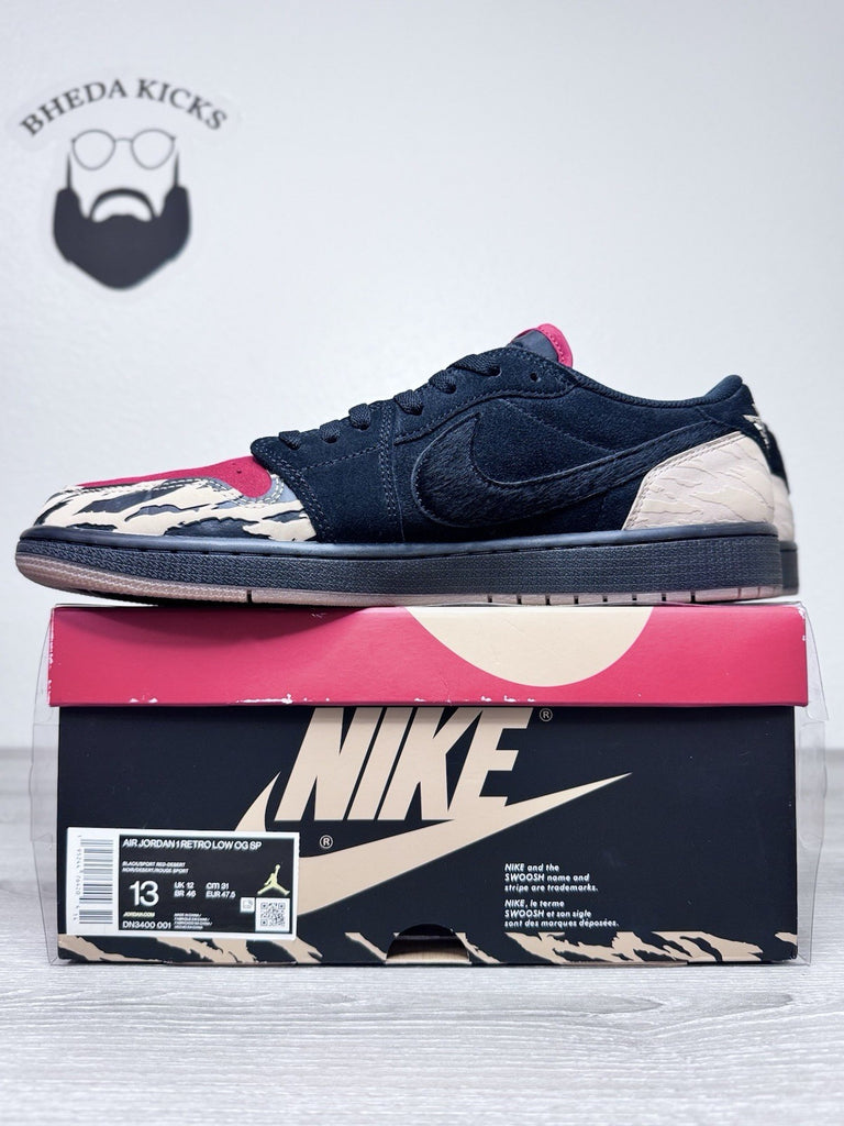 Size 13 - Jordan 1 Retro Low x Solefly DN3400-001 Preowned Authentic Rare