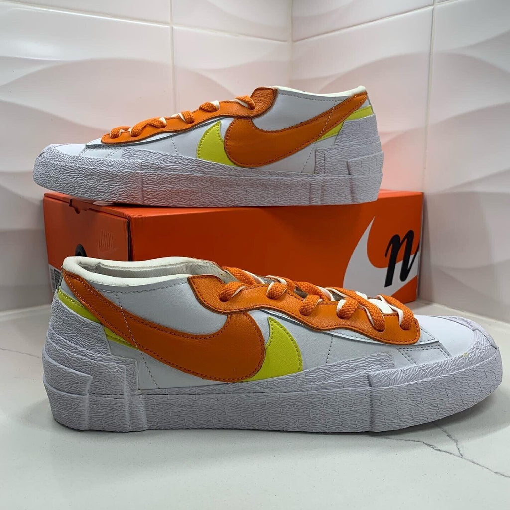 ⚡Nike Blazer Low x sacai Magma Orange DD1877-100 In hand Ready To SHIP