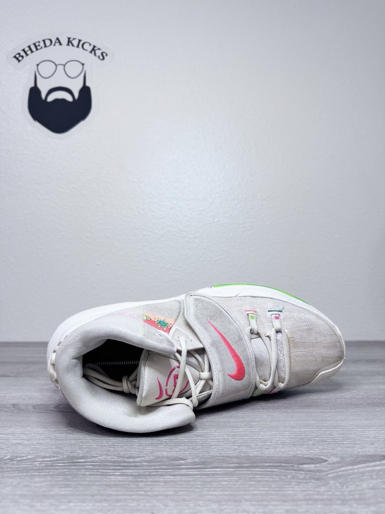 Size 15 - Nike Kyrie 6 'N7' Light Cream Sail Electric Green Flash CW1785-200