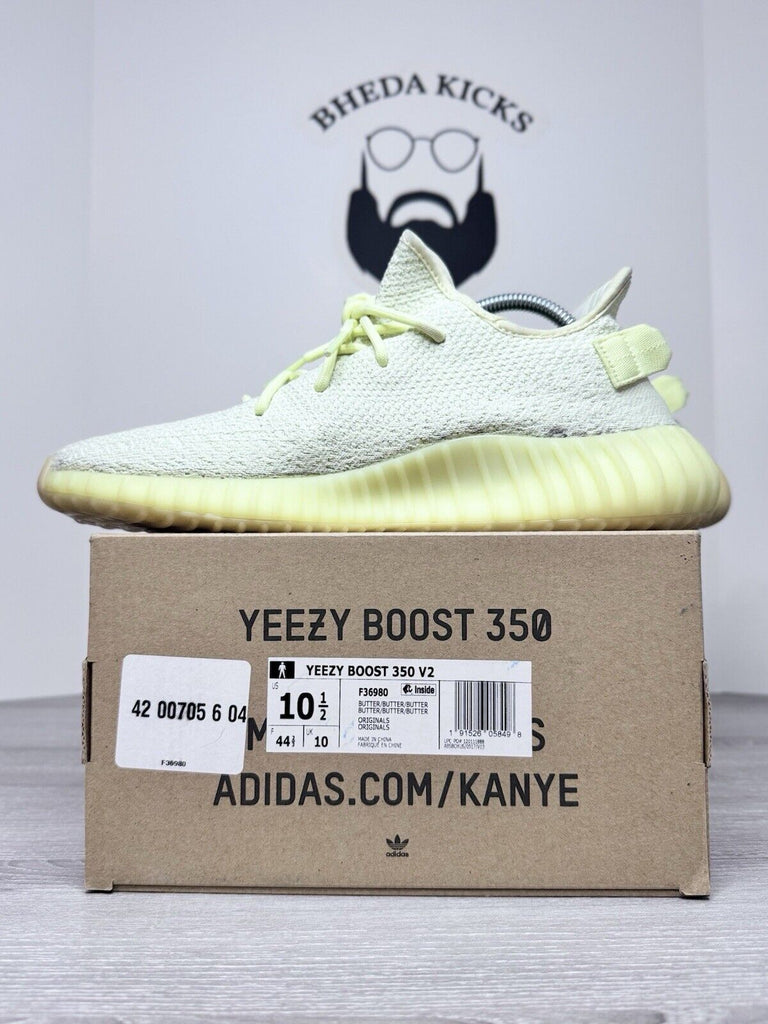 Size 10.5 - Adidas Yeezy Boost 350 V2 Butter F36980 OG Preowned Authentic