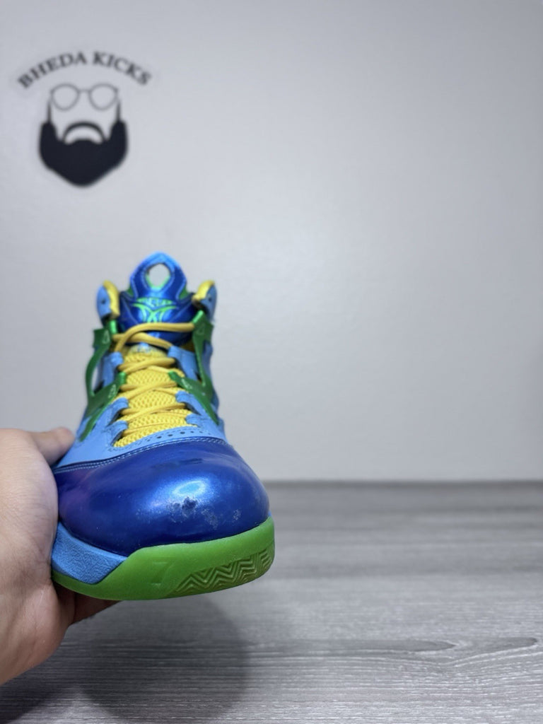 Size 10 - Nike Jordan Melo M9 Men's Poision Green Blitz Vivid Blue 551879-415