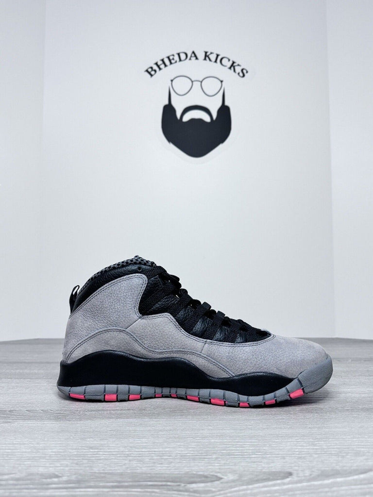 Size 10 - 2013 Nike Air Jordan 10 Retro 310805-023 Cool Grey Infrared Black NEW