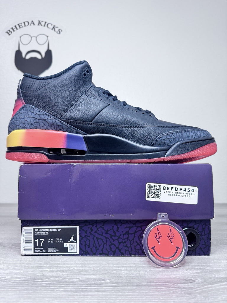 Size 17 - Jordan 3 Retro x J. Balvin Mid Rio Sneakers FN0344-001 Brand New