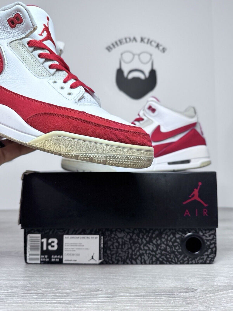 Size 13 - Air Jordan 3 Retro Tinker CJ0939-100 University Red Preowned Rare