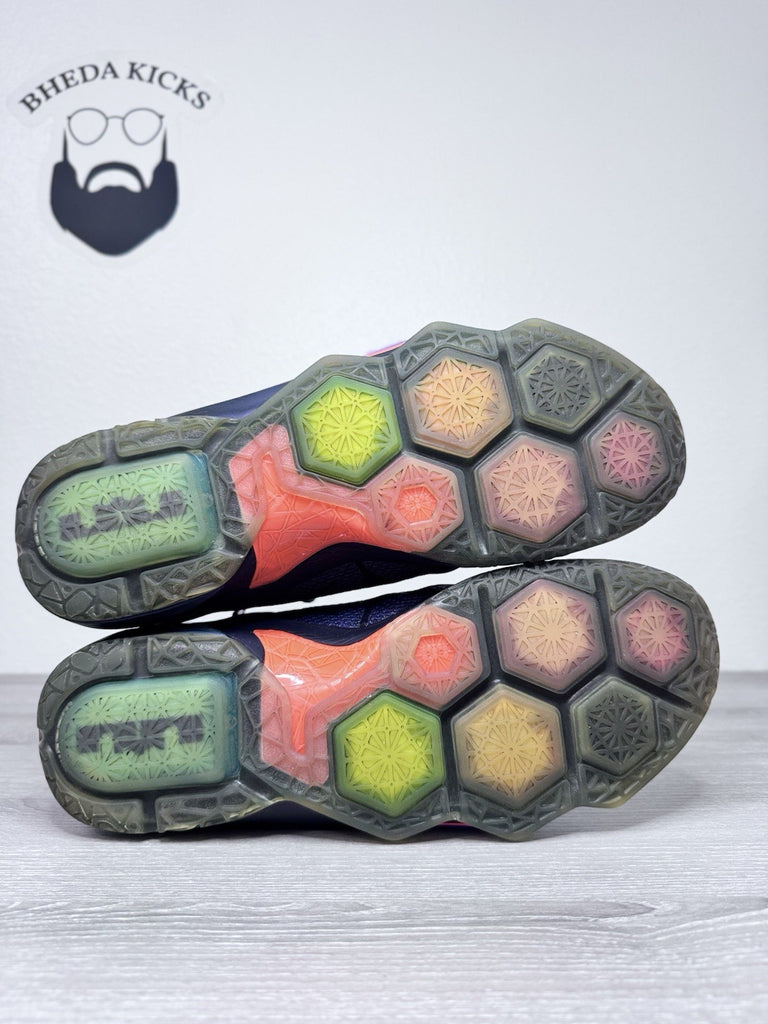 Size 15 - Nike LeBron 12 Instinct 684593-583 Preowned Authentic Og Rare