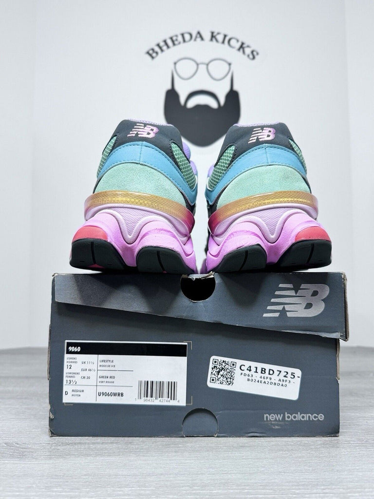 Size 12 - New Balance 9060 Warped Multicolor U9060WRB Preowned Og Rare